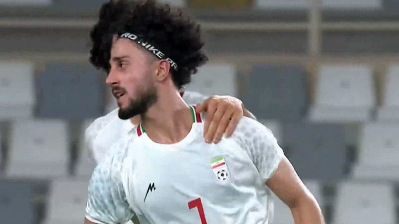 گل اول امید ایران به گوام علیرضا صفری