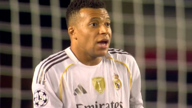 گل اول رئال مادرید به غیرت با ضربه پنالتی امباپه