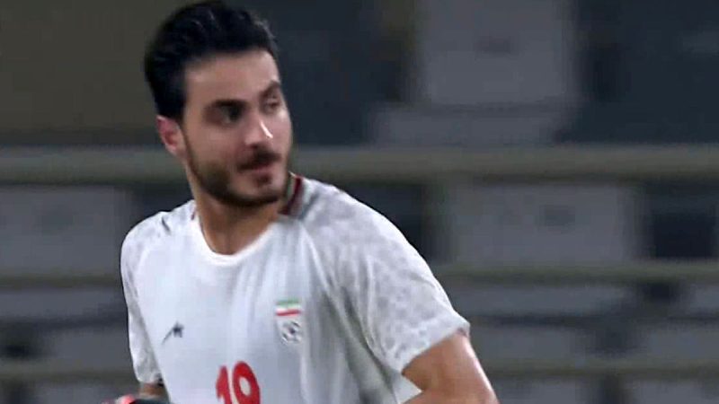 گل سوم امید ایران به گوام با دبل کسری طاهری 
