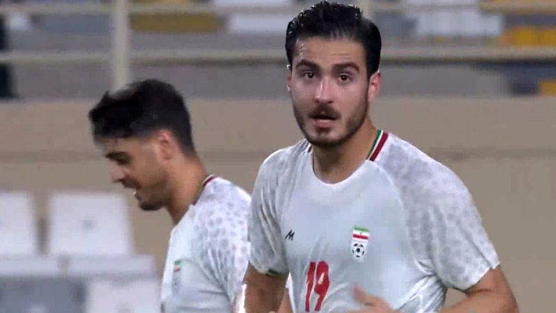 گل چهارم امید ایران به گوام با هتریک کسری طاهری 