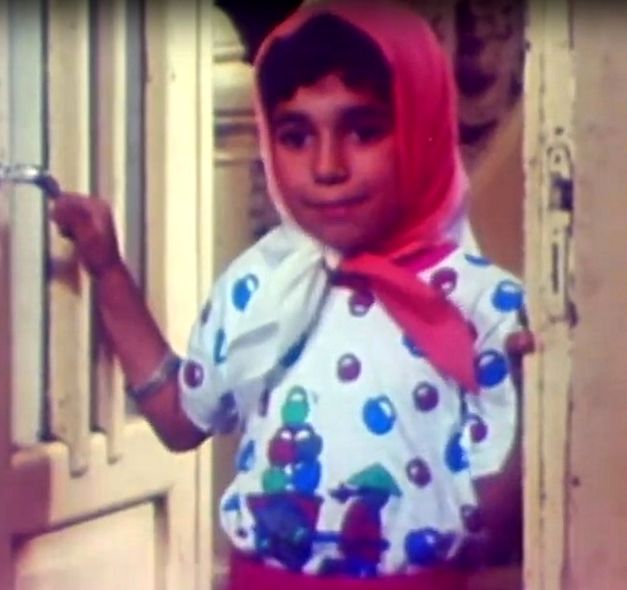 چهره متین ستوده در ۸ سالگی در یک سریال