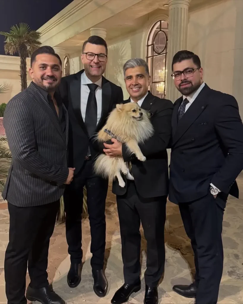 هنرمندان در عروسی محمد نادری
