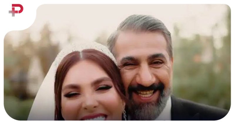 فیلم | حرکت عجیب محمد نادری قبل از دیدن همسرش در لباس عروس 