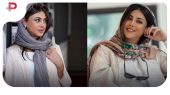 فیلم| رقص هندی آزاده صمدی با لباس های جذابش 