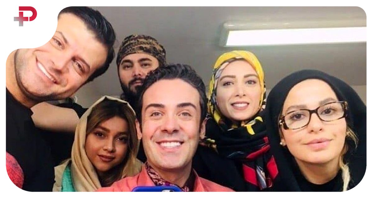 عکس| سفر در زمان؛ «الناز مافی و جواد» در پشت صحنه سریال بچه مهندس ۳؛ سال ۹۹