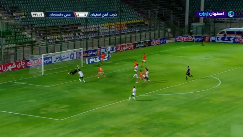 گل اول ذوب آهن به مس رفسنجان(امید لطیفی) 