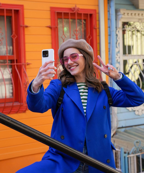 ترنچ کت بازیگران ترک