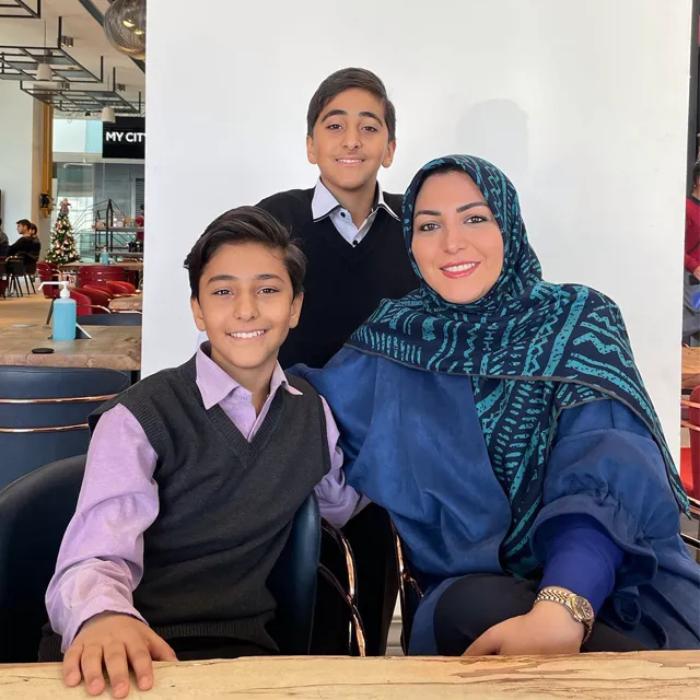 عکس پسران المیرا شریفی مقدم