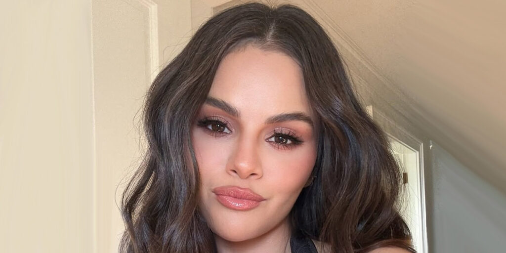 استایل بورگاندی سلینا گومز