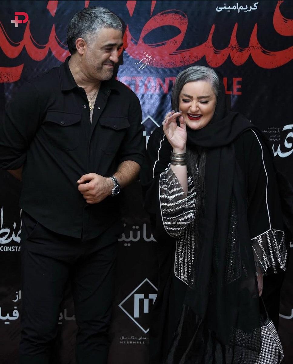 نعیمه نظام دوست و پژمان جمشیدی بازیگران فیلم قسطنطنیه 1