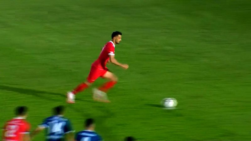 گل اول پرسپولیس به گل گهر (علی علیپور) 
