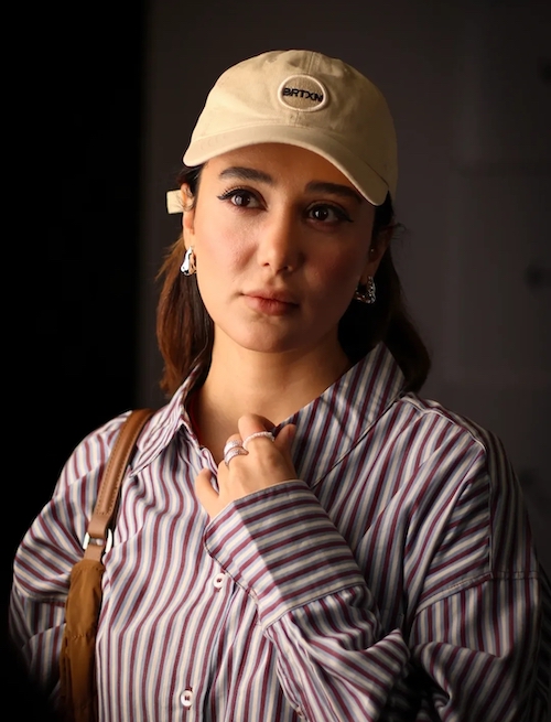 شومیز راهراه ساقی حاجیپور