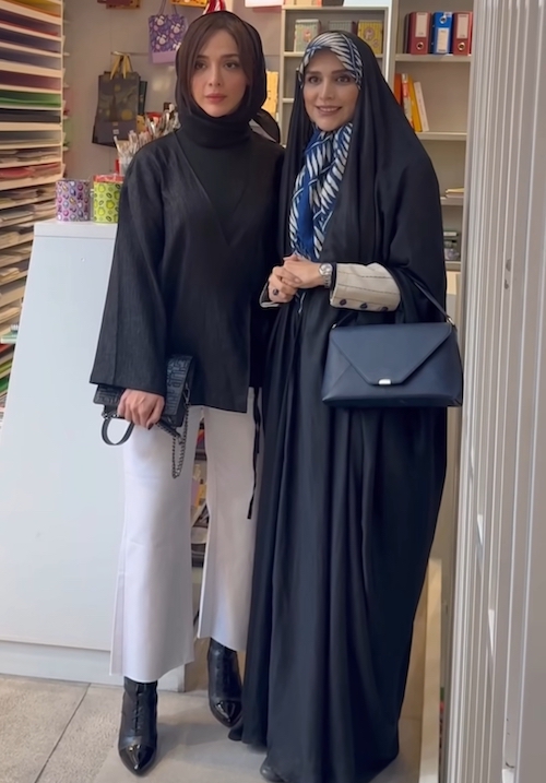 استایل سیاه و سفید المیرا دهقانی