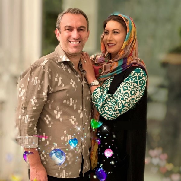 فریبا نادری و همسر دومش