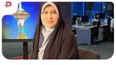 عکس/ تصویری از دختر چشم رنگی و زیبای خانم مجری محجبه صدا و سیما 