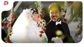 تصاویری از عروسی کوروش تهامی ؛ این زن مشهور همسر  واقعی اش است؟ 