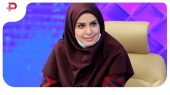 عکس/ لباس مجلسیِ نجمه جودکی مجری سابق صداوسیما شما را حیران می کند/ خانم مجری شبیه عروسک شده 