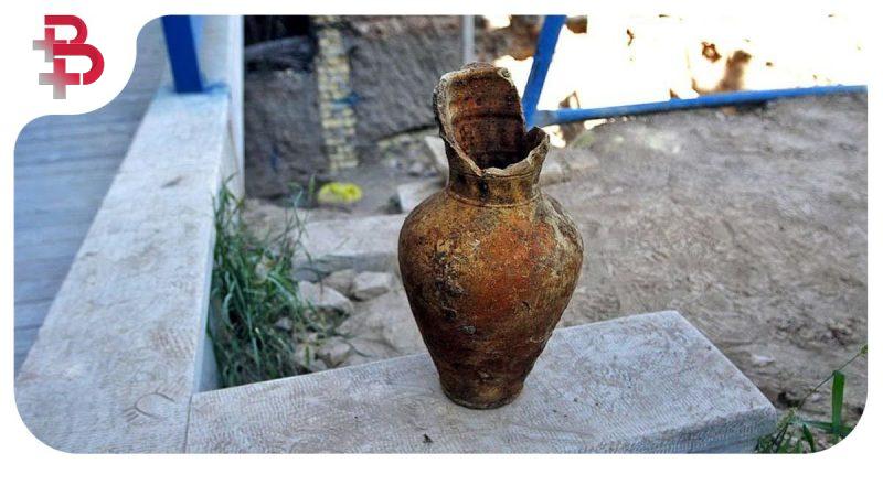 کشف شی‌ء سفالی دوران قاجار در رودسر