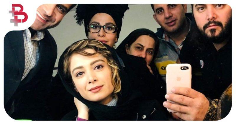 عکس| سفر زمان؛ «تینا وصال» در کنار «جواد و مسعود» در اتاق لباس سریال «بچه مهندس»
