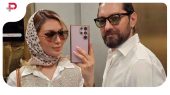 تصاویری از بهرام رادان، همسر و فرزندش در یونان 