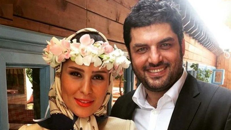 تصاویر عروسی و بیوگرافی سام درخشانی و عسل خانم همسرش/ شغل همسر معروفش را می دانی؟