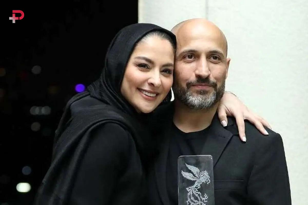 فیلم| حضور علی سرابی و مارال بنی ادم با لباس سفید در تشییع پیکر ناصر تقوایی سوژه شد