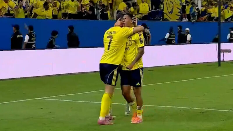 گل اول النصر به الاتحاد روی تاثیر مستقیم کریس رونالدو