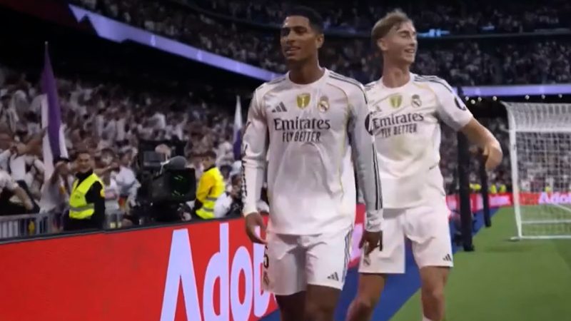 گل دوم رئال مادرید به بارسلونا جود بلینگام