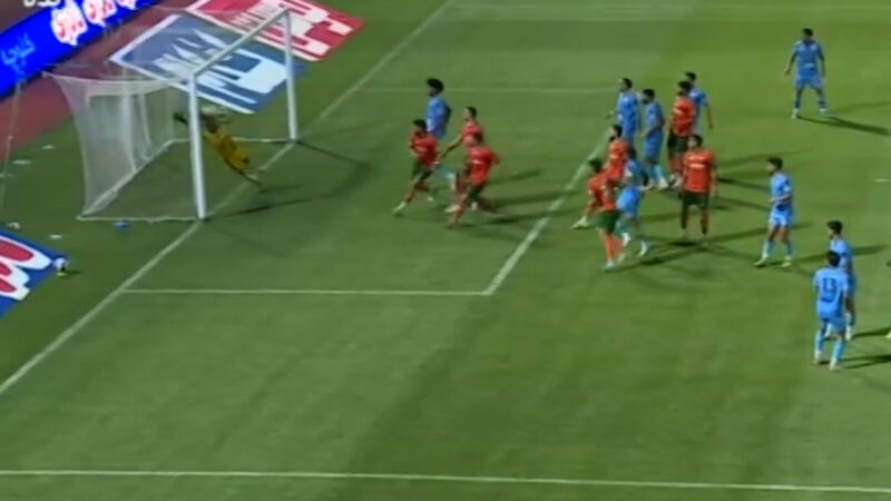 گل دوم مس رفسنجان به چادرملو نریمان جهان