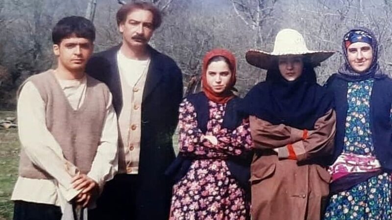 عکس| سفر زمان؛ «شیرین» (سریال پس از باران) در 21 سالگی در کنار «خسرو شکیبایی»