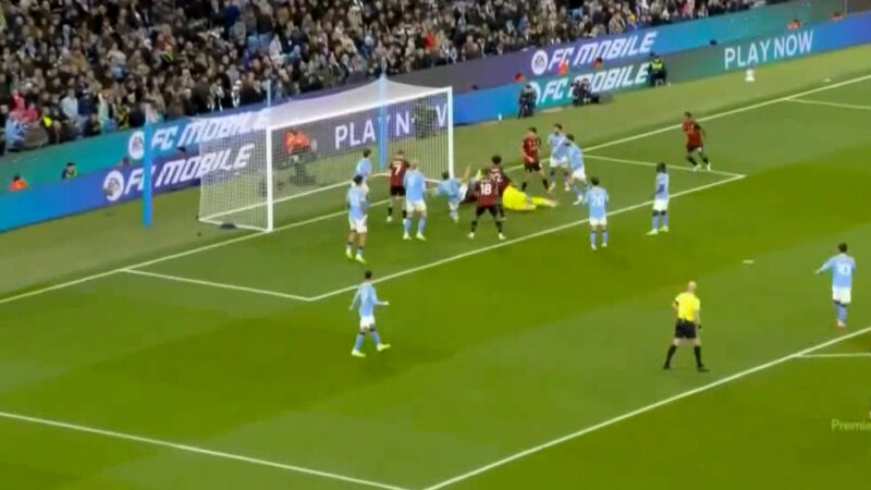 گل اول بورنموث به منچسترسیتی توسط تایلر آدامز