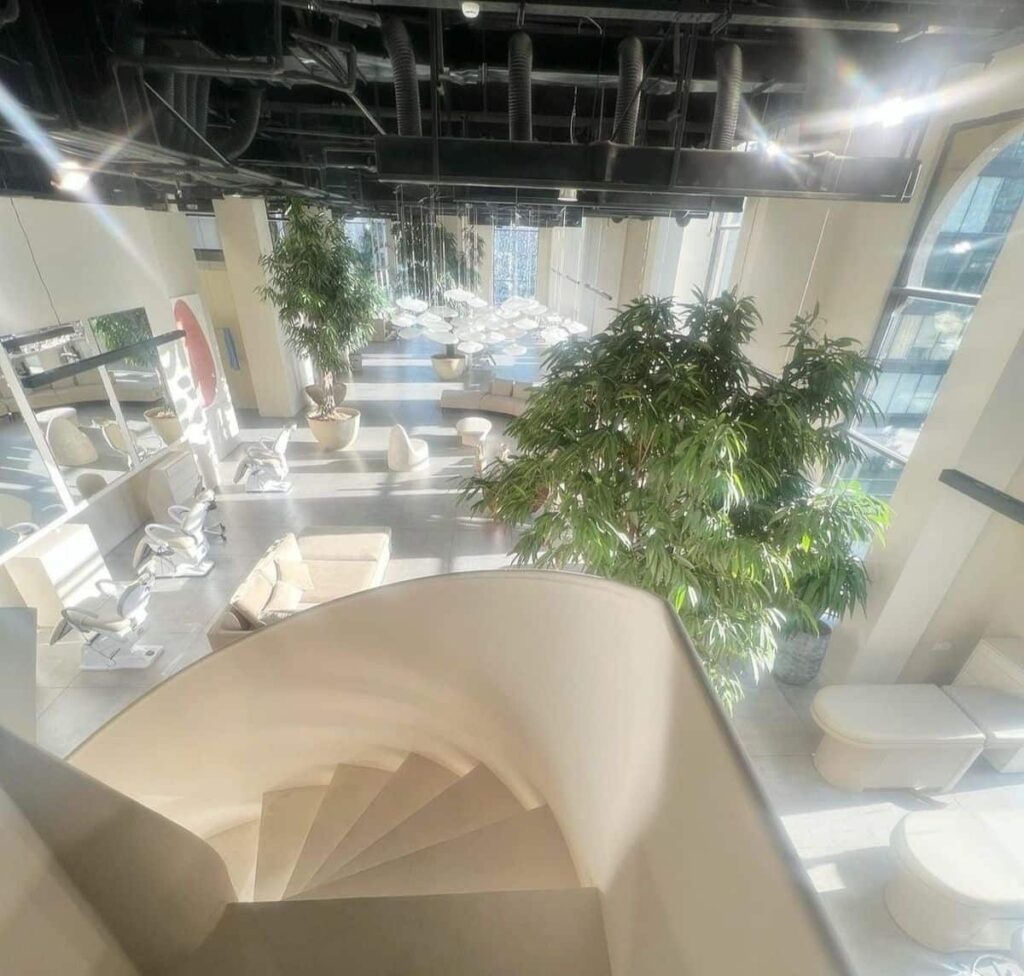 دکوراسیون شیک، خاص و مدرن سالن آرایش ساره بیات