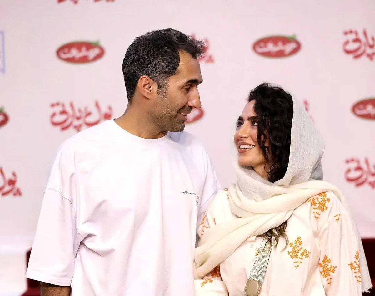 عکس| استایلجذاب سمانه پاکدل و هادی کاظمی در اکران فیلم «آقای زالو» درخشید