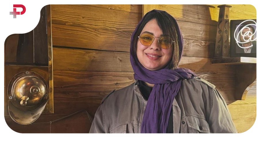 روشنک عجمیان با پیراهن مردانه و کیفی عجیب جلب توجه کرد