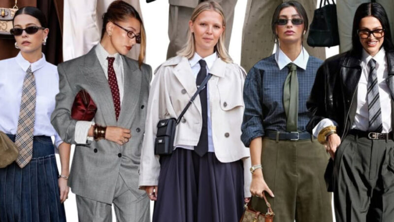 استایل | چگونه با کراوات خاص‌ترین بانوی خیابان شویم؟