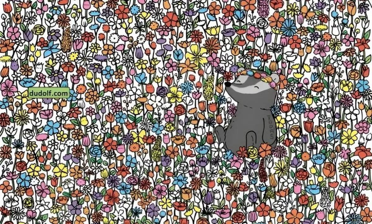 تست بینایی را باهوش ها سه سوته حل کنند/ کشف ۵ پروانه پنهان شده در میان گل‌ها را در 1۵ ثانیه