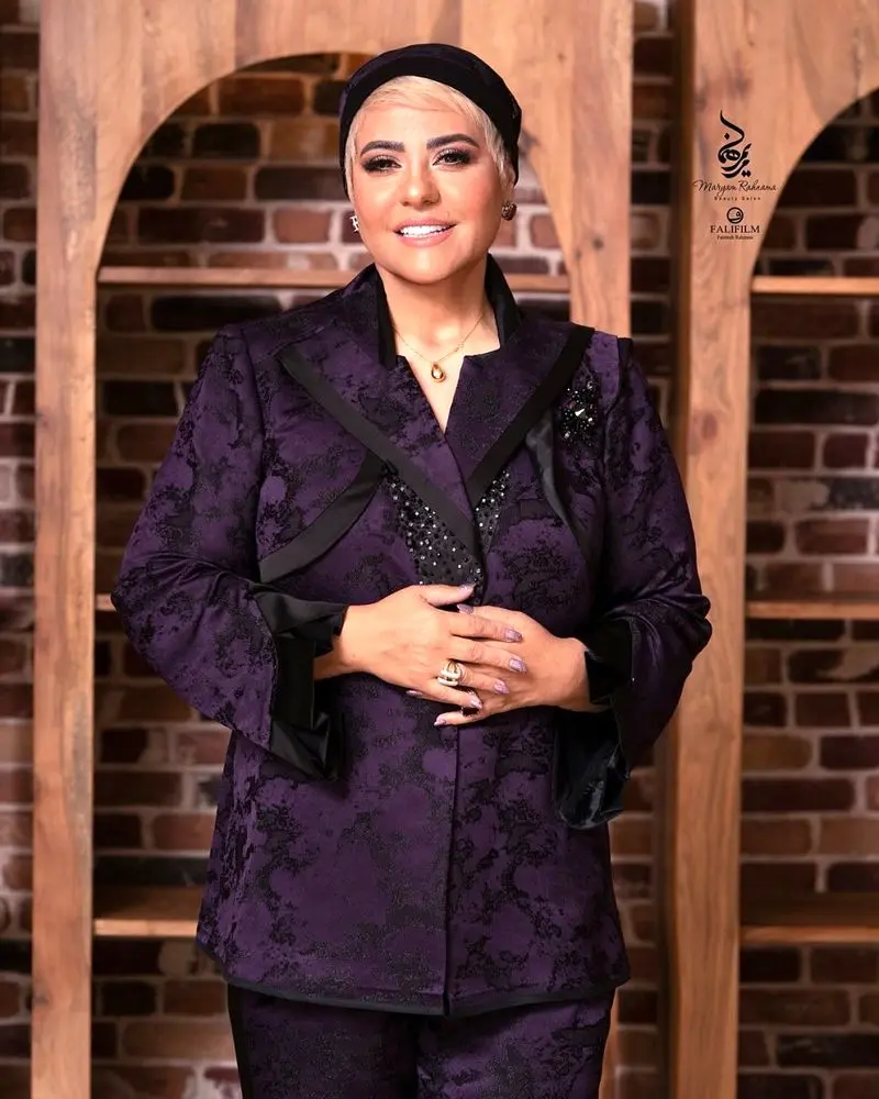 میکاپ اروپایی رابعه اسکویی ۵۹ سالگی ۱