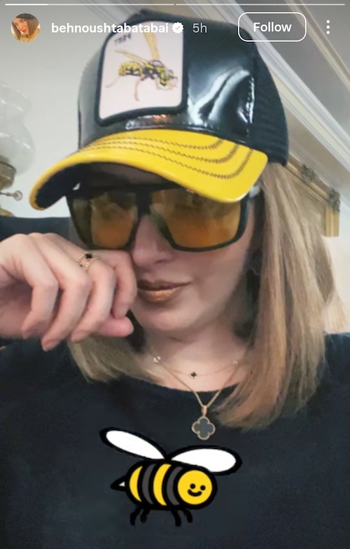 استایل زنبوری بهنوش طباطبایی