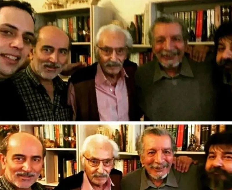 مهرداد فلاحتگر و بهمن مفید و جمشید مشایخی