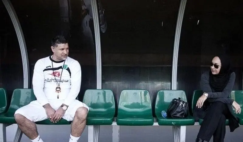 نیکی کریمی و علی دایی