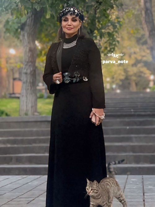 استایل مشکی الهام پاوهنژاد