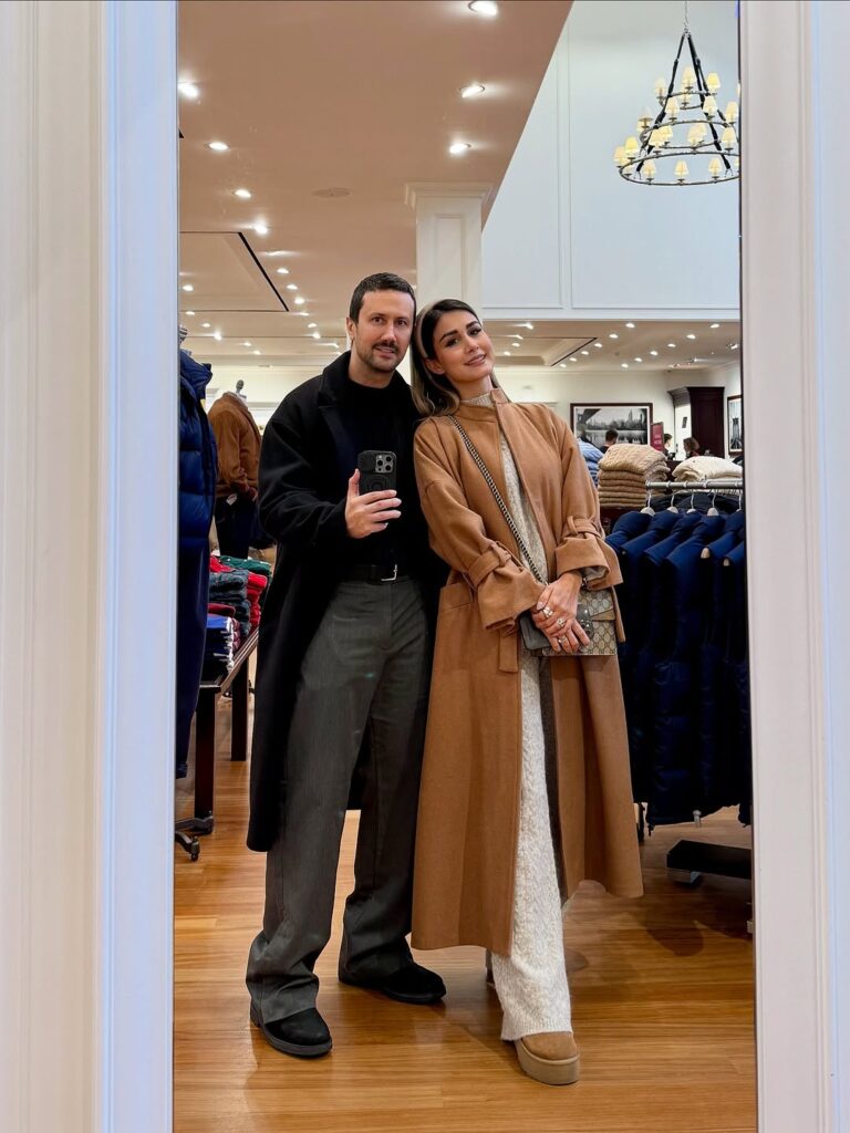 استایل‌های پاییزی شاهرخ استخری و همسرش