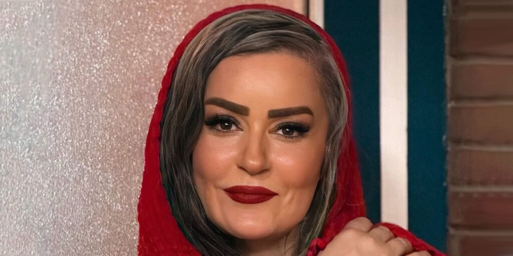 پیراهن بافتنی نعیمه نظامدوست