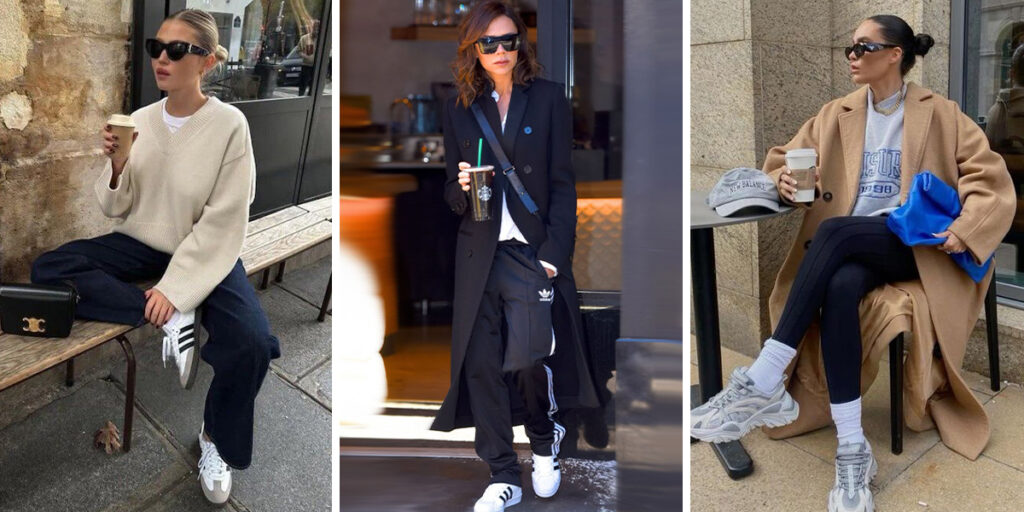 استایل‌ پاییزی با کتانی