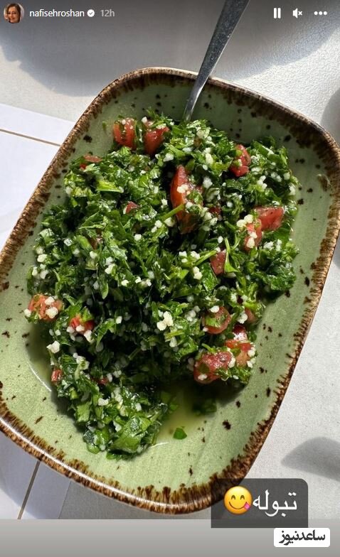 تبوله غذای لبنانی