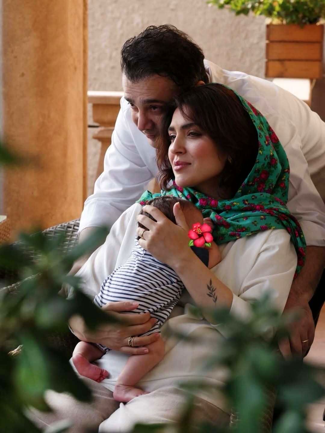 مونا کرمی و سپند امیرسلیمانی از حس پدر و مادر شدن می‌گویند (عکس)