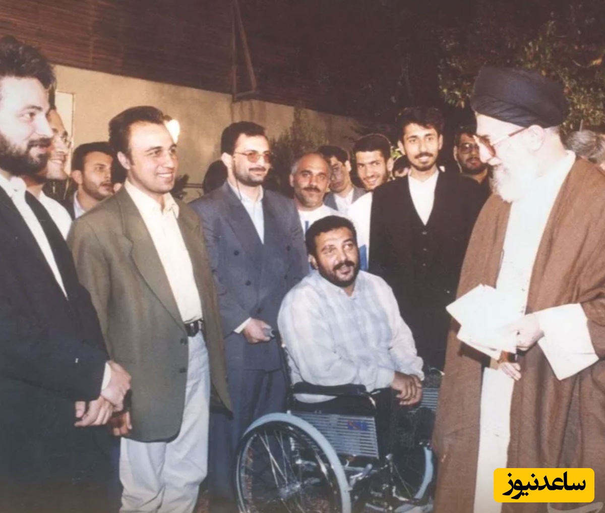 رهبر معظم انقلاب و بازیگران ایرانی