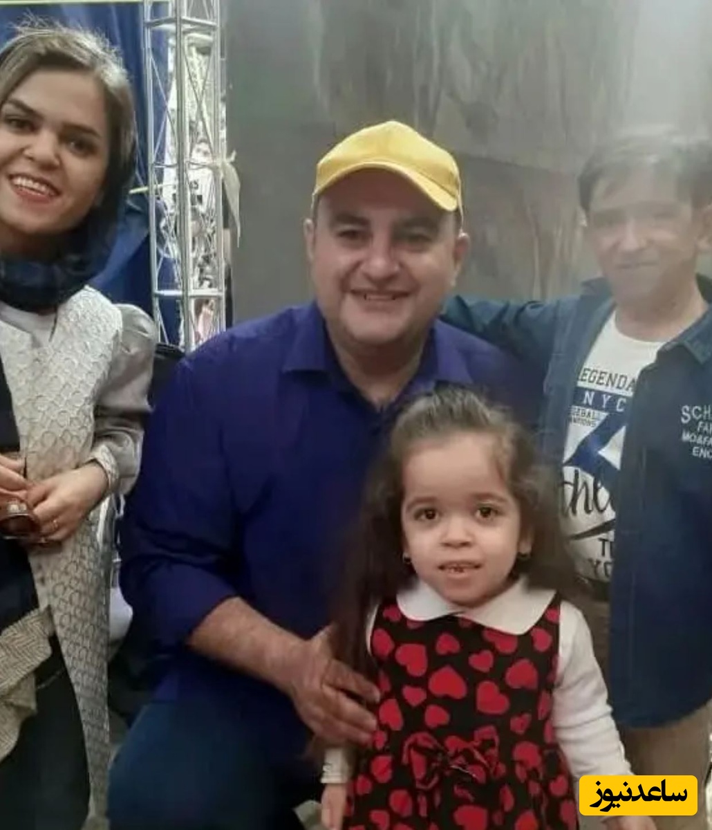 «غلام بچه شرحبیل» 18 سال بعد سریال مختار در کنار همسر و دخترش