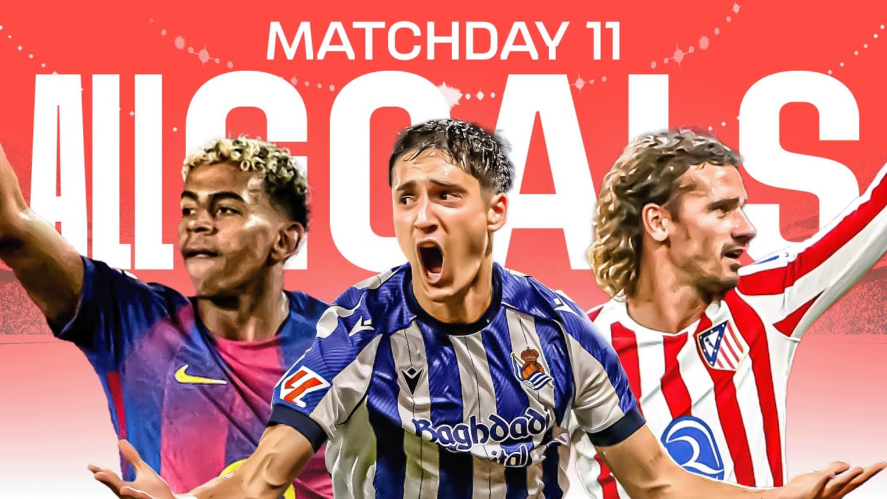 باران گل در لالیگا اسپانیا: همه گل‌های هفته یازدهم