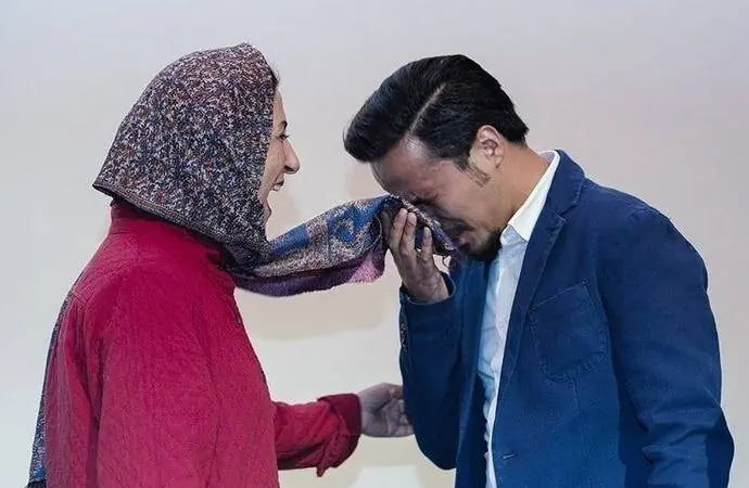 پیغام احساسی اقای بازیگر برای تولد فاطمه معتمدآریا جنجالی شد + عکس